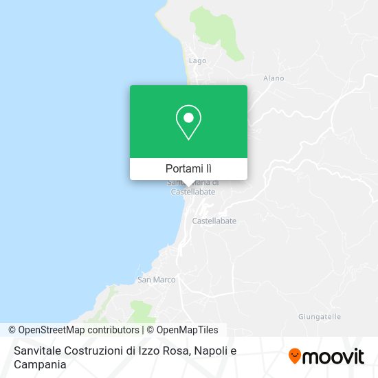 Mappa Sanvitale Costruzioni di Izzo Rosa