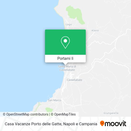 Mappa Casa Vacanze Porto delle Gatte