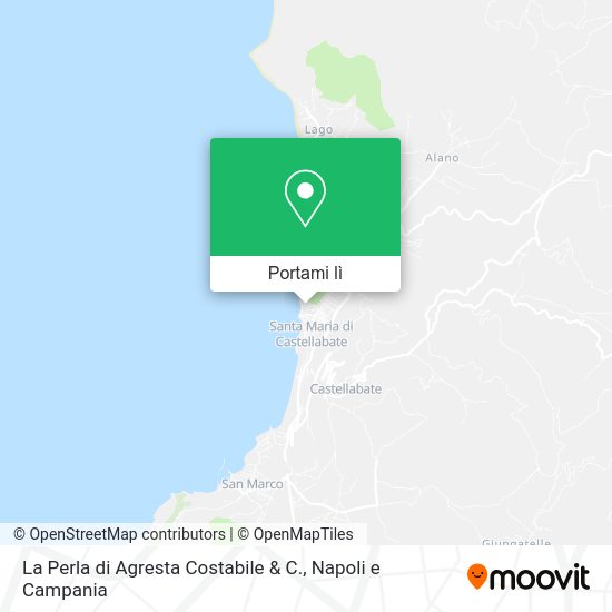 Mappa La Perla di Agresta Costabile & C.