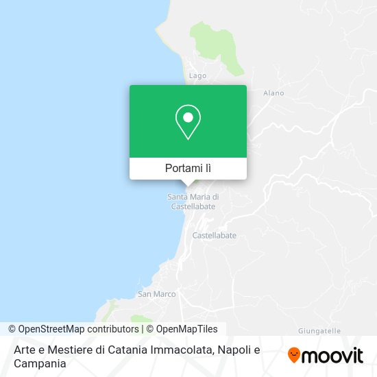 Mappa Arte e Mestiere di Catania Immacolata