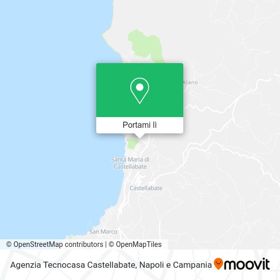 Mappa Agenzia Tecnocasa Castellabate