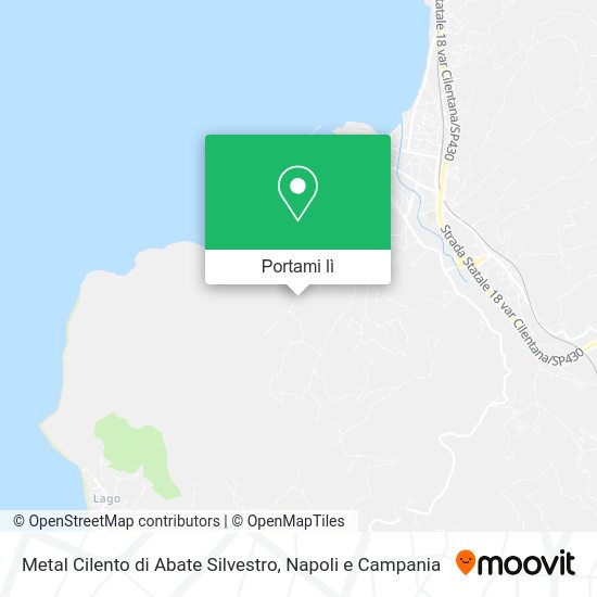 Mappa Metal Cilento di Abate Silvestro
