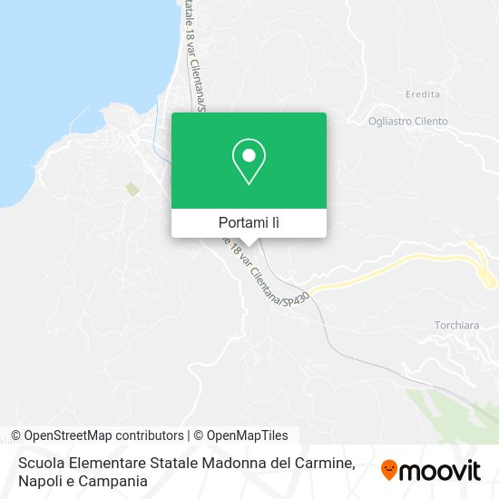 Mappa Scuola Elementare Statale Madonna del Carmine