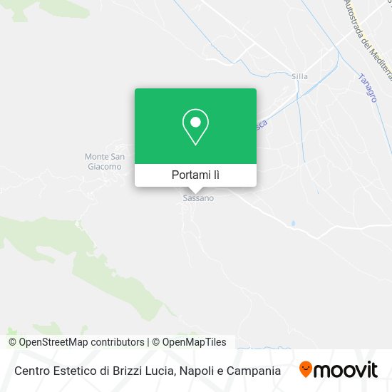 Mappa Centro Estetico di Brizzi Lucia