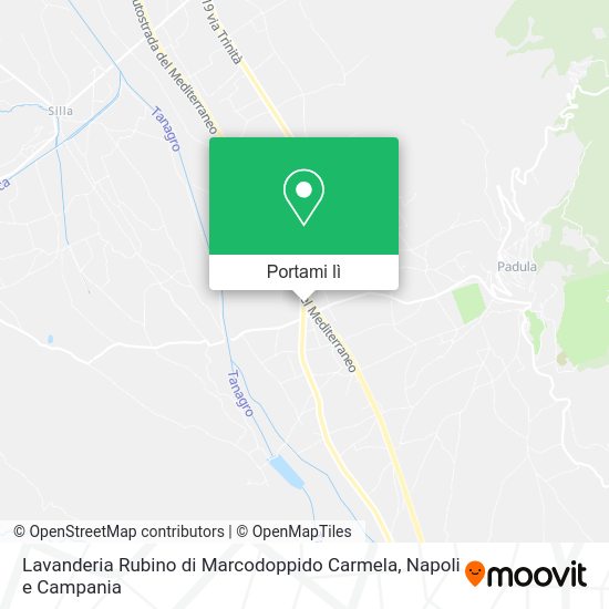 Mappa Lavanderia Rubino di Marcodoppido Carmela