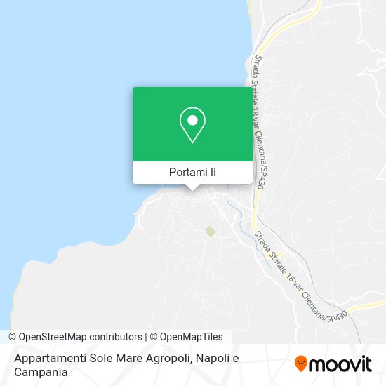 Mappa Appartamenti Sole Mare Agropoli