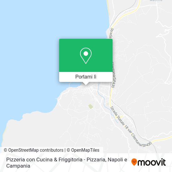 Mappa Pizzeria con Cucina & Friggitoria - Pizzaria