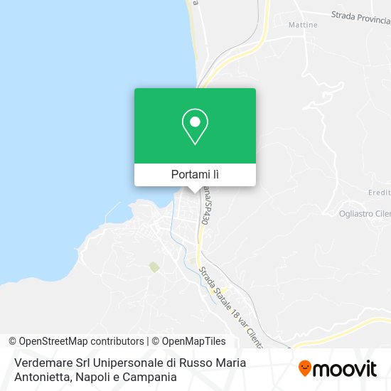 Mappa Verdemare Srl Unipersonale di Russo Maria Antonietta