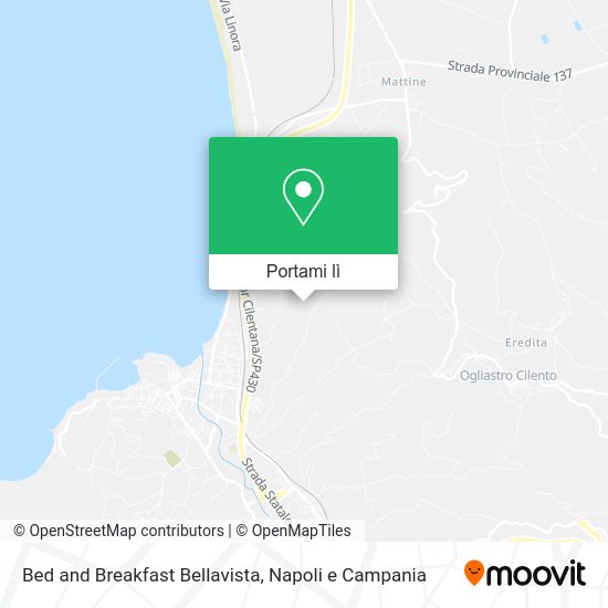 Mappa Bed and Breakfast Bellavista