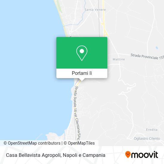 Mappa Casa Bellavista Agropoli