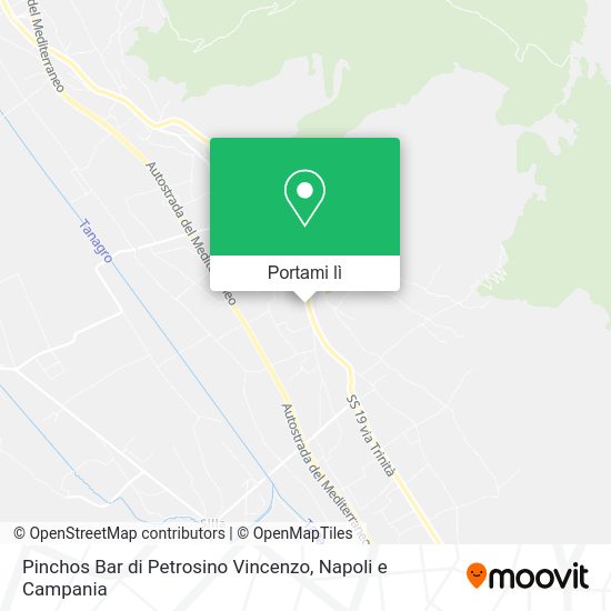 Mappa Pinchos Bar di Petrosino Vincenzo