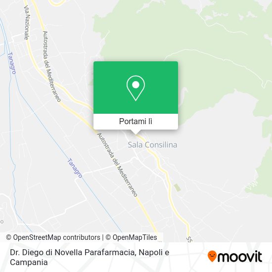 Mappa Dr. Diego di Novella Parafarmacia