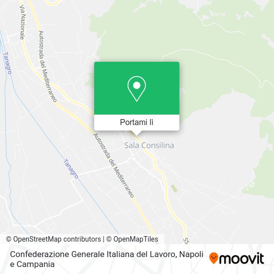 Mappa Confederazione Generale Italiana del Lavoro