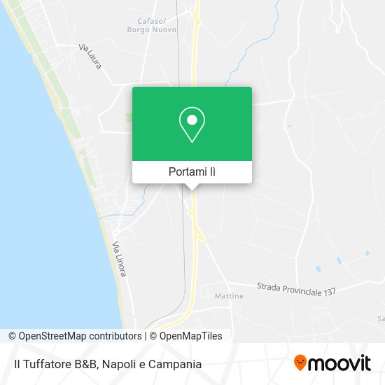 Mappa Il Tuffatore B&B