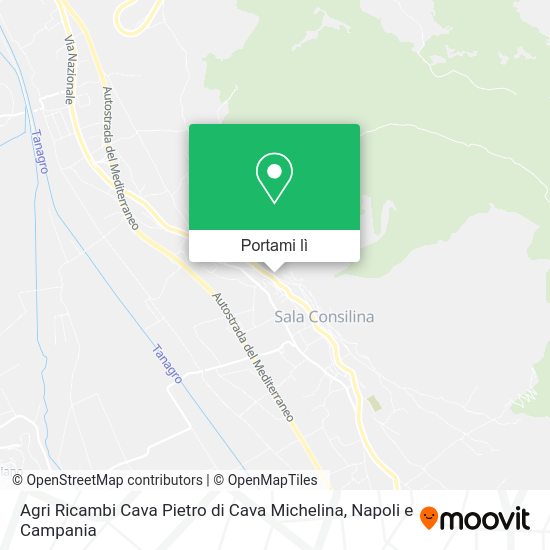 Mappa Agri Ricambi Cava Pietro di Cava Michelina