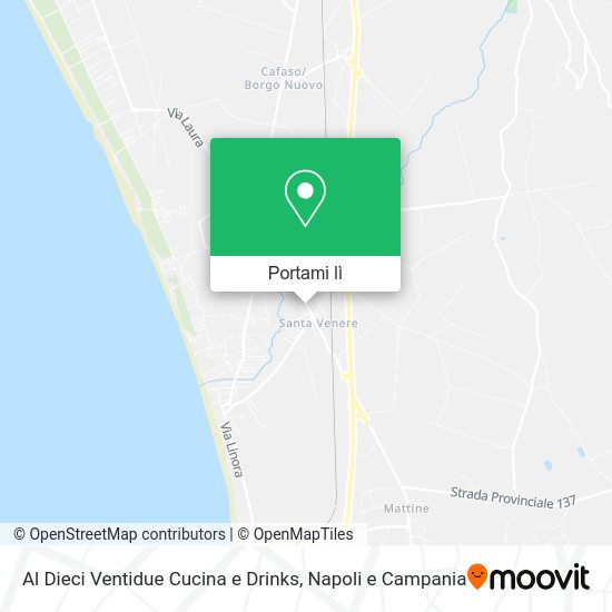 Mappa Al Dieci Ventidue Cucina e Drinks