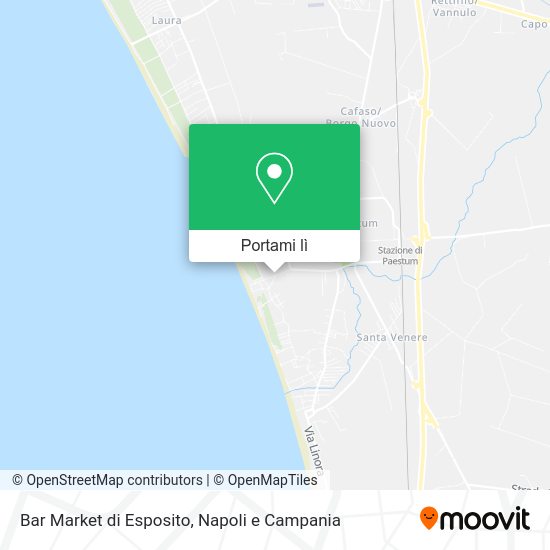 Mappa Bar Market di Esposito
