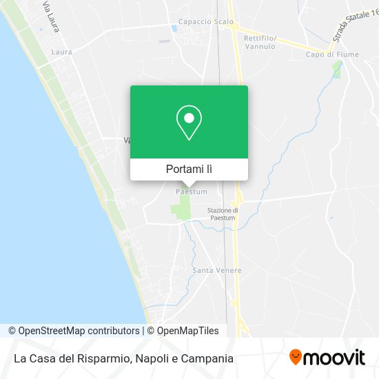 Mappa La Casa del Risparmio