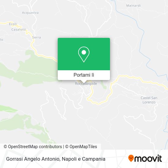 Mappa Gorrasi Angelo Antonio