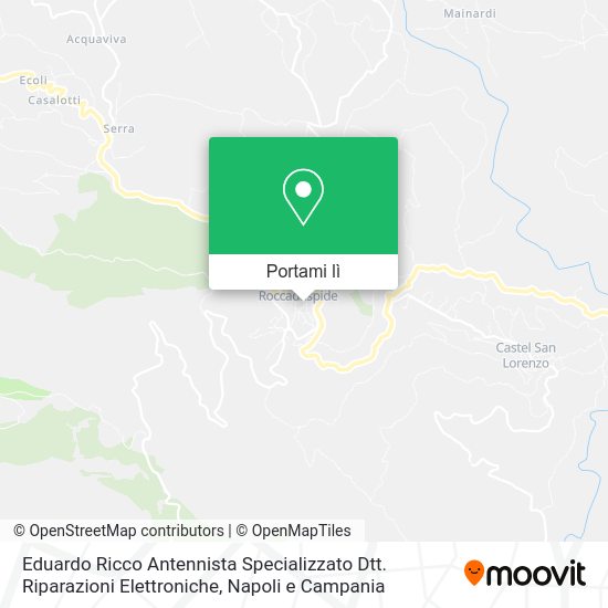 Mappa Eduardo Ricco Antennista Specializzato Dtt. Riparazioni Elettroniche