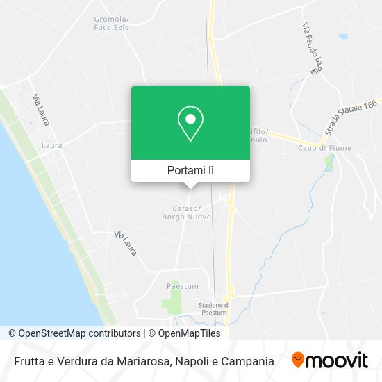 Mappa Frutta e Verdura da Mariarosa