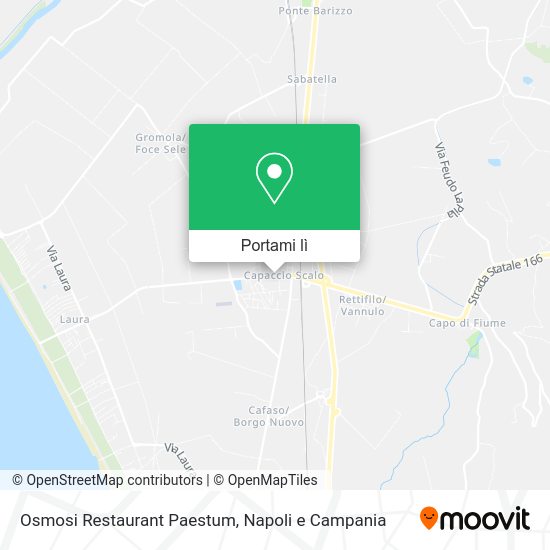 Mappa Osmosi Restaurant Paestum