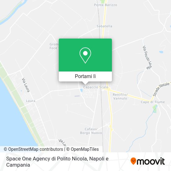 Mappa Space One Agency di Polito Nicola