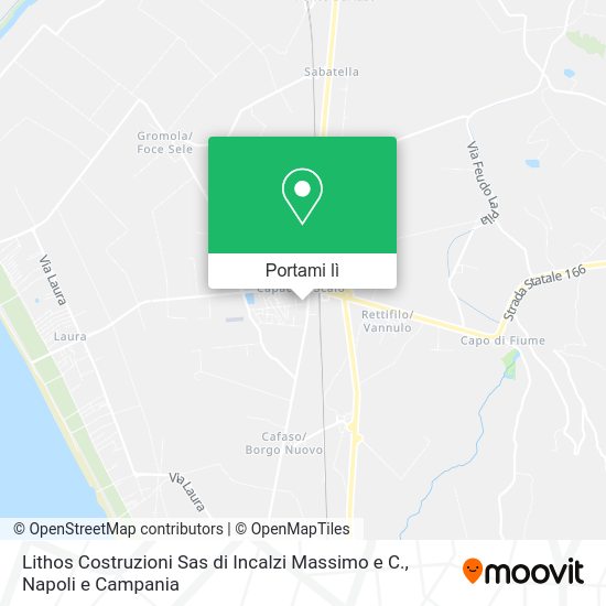 Mappa Lithos Costruzioni Sas di Incalzi Massimo e C.