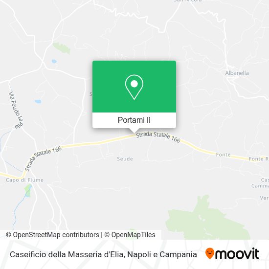 Mappa Caseificio della Masseria d'Elia