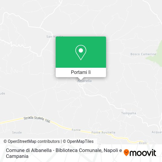 Mappa Comune di Albanella - Biblioteca Comunale