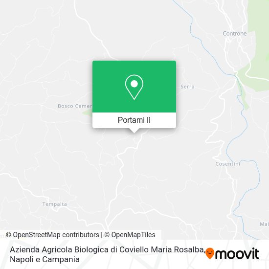 Mappa Azienda Agricola Biologica di Coviello Maria Rosalba