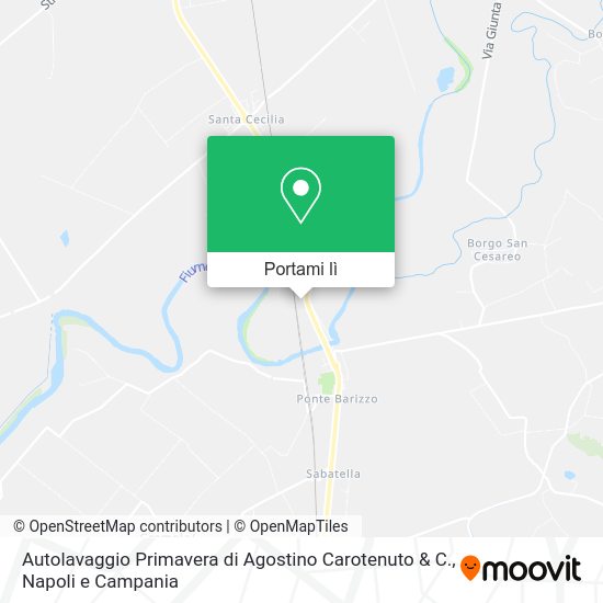 Mappa Autolavaggio Primavera di Agostino Carotenuto & C.