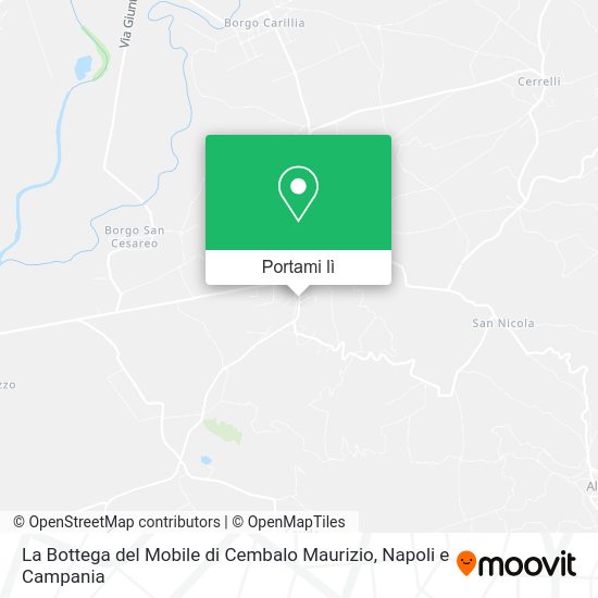 Mappa La Bottega del Mobile di Cembalo Maurizio