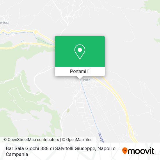 Mappa Bar Sala Giochi 388 di Salvitelli Giuseppe