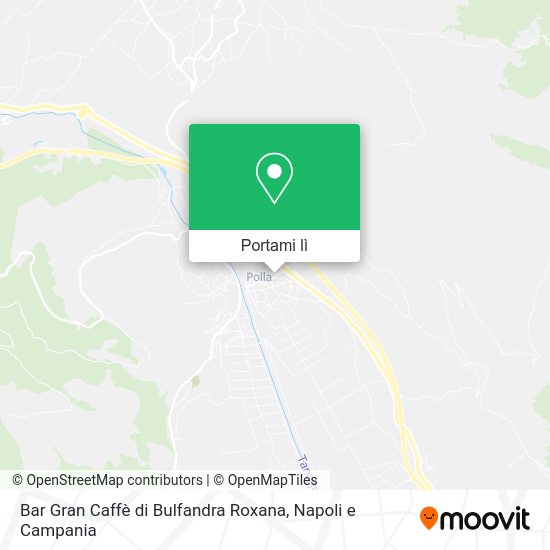 Mappa Bar Gran Caffè di Bulfandra Roxana
