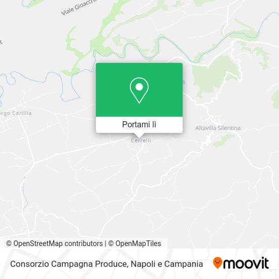 Mappa Consorzio Campagna Produce