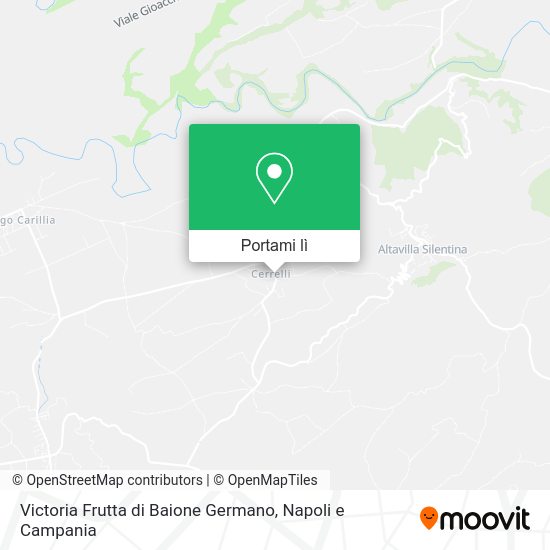 Mappa Victoria Frutta di Baione Germano