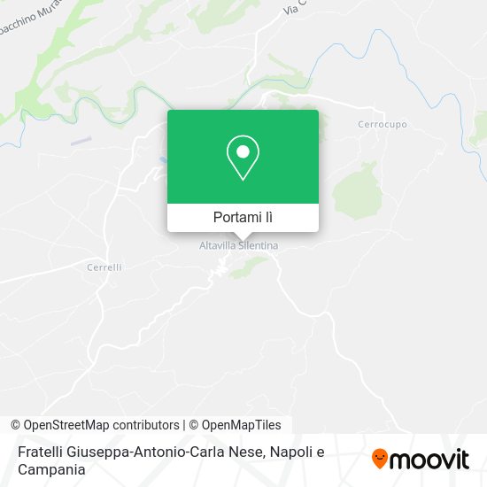Mappa Fratelli Giuseppa-Antonio-Carla Nese