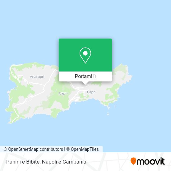 Mappa Panini e Bibite