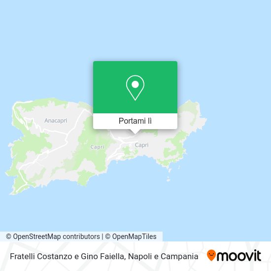 Mappa Fratelli Costanzo e Gino Faiella
