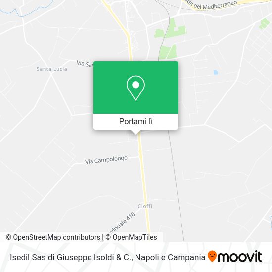 Mappa Isedil Sas di Giuseppe Isoldi & C.