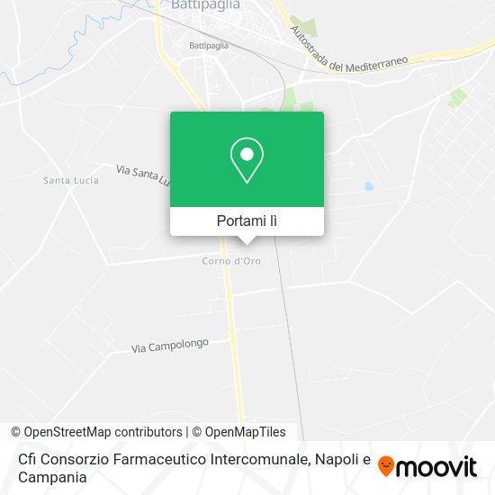 Mappa Cfi Consorzio Farmaceutico Intercomunale