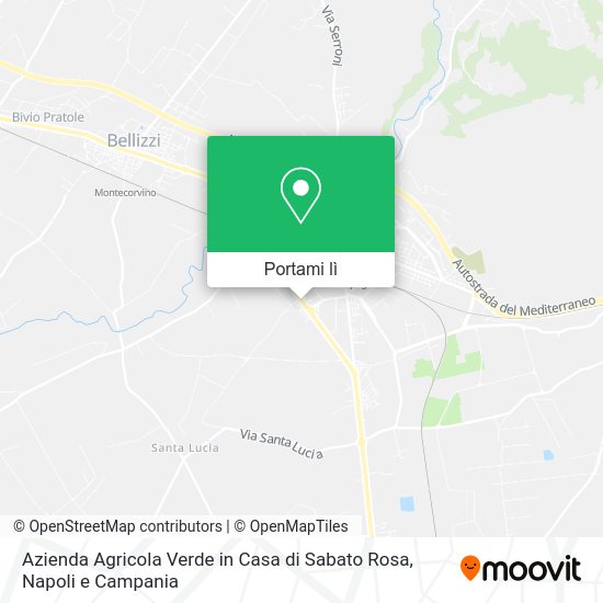 Mappa Azienda Agricola Verde in Casa di Sabato Rosa