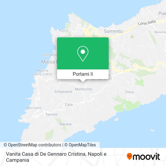 Mappa Vanita Casa di De Gennaro Cristina