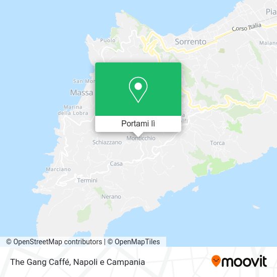 Mappa The Gang Caffé