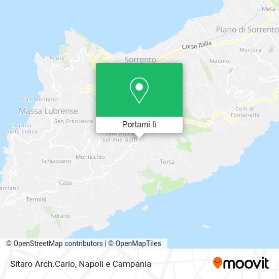 Mappa Sitaro Arch.Carlo