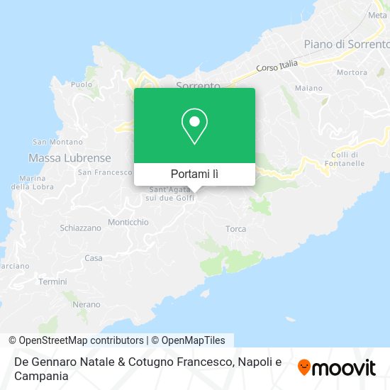 Mappa De Gennaro Natale & Cotugno Francesco