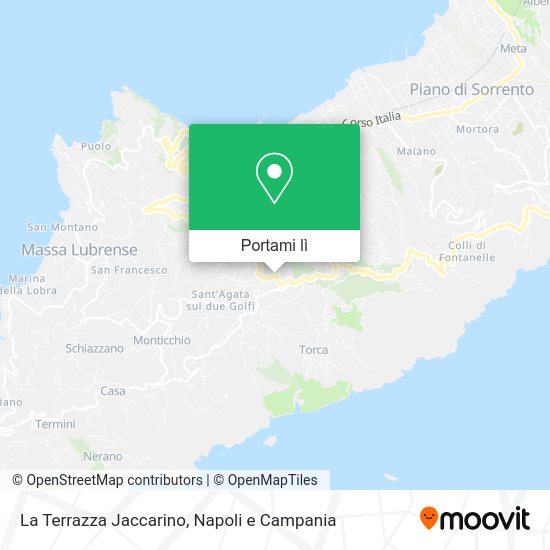 Mappa La Terrazza Jaccarino