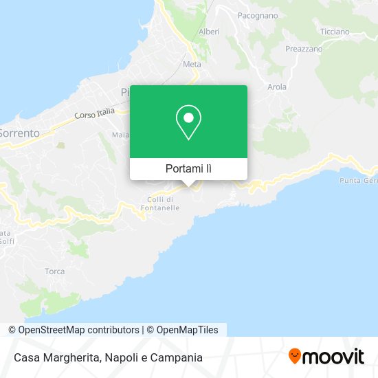 Mappa Casa Margherita