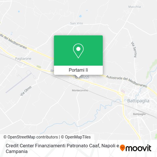 Mappa Credit Center Finanziamenti Patronato Caaf